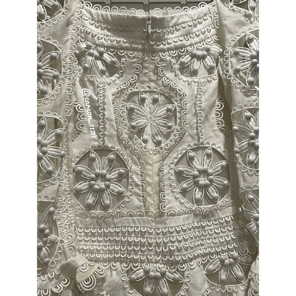 Zimmermann Whitewave Doily Mini Dress AU2 - Picture 14 of 15
